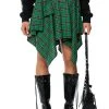 CHARLY MINI PLAID SKIRT -helmut shop charly mini plaid skirt green 1 1