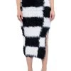 CHECKMATE SIR FUZZY MIDI SKIRT