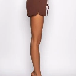CICI SWEATSHORT -helmut shop cici sweatshort brown 5 5