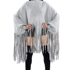 CITY GIRL FRINGE SWEATSHIRT