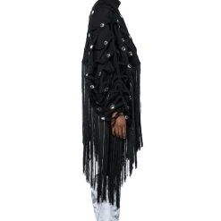 CITY LIVIN FRINGE SWEATSHIRT -helmut shop city livin fringe sweatshirt black 12 12