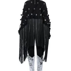 CITY LIVIN FRINGE SWEATSHIRT -helmut shop city livin fringe sweatshirt black 13 13