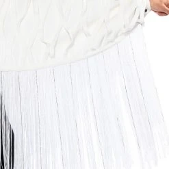 CITY LIVIN IVORY FRINGE SWEATSHIRT -helmut shop city livin ivory fringe sweatshirt ivory 9 9