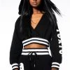 COLLEGIATE TOKYO NIGHTS CROPPED HOODED SWEATSHIRT