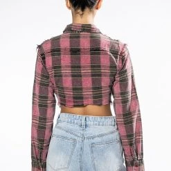 COOL AGAIN FLANNEL BLOUSE -helmut shop cool again flannel blouse multi 5 5