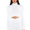 COOL AND CASUAL CROP TOP -helmut shop cool and casual crop top white 1 1