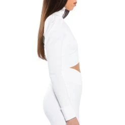 COOL AND CASUAL CROP TOP -helmut shop cool and casual crop top white 5 5