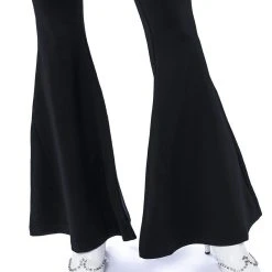 COOL AND CAUSAL FLARE LEGGING -helmut shop cool and causal flare legging black 10 10