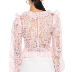 DAYLIGHT LONG SLEEVE BLOUSE -helmut shop daylight long sleeve blouse light pink 5 5