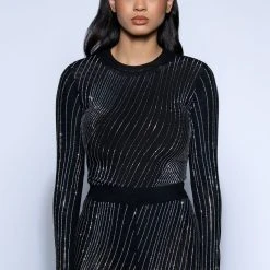 DIAMOND MESH BODYSUIT -helmut shop diamond mesh bodysuit black 5 5 c1