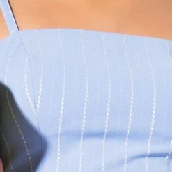 DONT CROSS ME CROP TOP -helmut shop dont cross me crop top blue 4