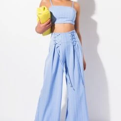 DONT CROSS ME CROP TOP -helmut shop dont cross me crop top blue 5