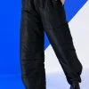 DOUBLE UP PUFFER PULL ON JOGGER -helmut shop double up puffer pull on jogger black 1 1