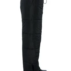 DOUBLE UP PUFFER PULL ON JOGGER -helmut shop double up puffer pull on jogger black 8 8