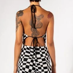 DOWN TO BUSINESS COWL NECK MESH CROP TOP 15 DOWN TO BUSINESS COWL NECK MESH CROP TOP -helmut shop down to business cowl neck mesh crop top black white 6 6