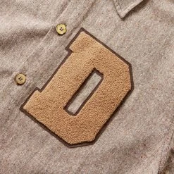 Dr. Collectors PEACE DR C UNIVERSITY JACKET 10 Dr. Collectors PEACE DR C UNIVERSITY JACKET -helmut shop drcollectorsPEACEJACKETBROWNMDC FW22 021 4