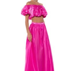 DRESS LIKE ROYALTY FULL VOLUME MAXI SKIRT -helmut shop dress like royalty full volume maxi skirt pink 4 4