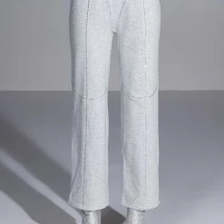 DRIPPING JEWELS RHINESTONE SWEATPANT -helmut shop dripping jewels rhinestone sweatpant heather grey 6 6