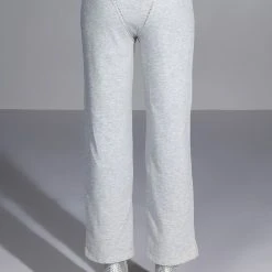 DRIPPING JEWELS RHINESTONE SWEATPANT -helmut shop dripping jewels rhinestone sweatpant heather grey 8 8