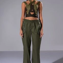 DYLAN PARACHUTE CARGO JOGGER -helmut shop dylan parachute cargo jogger olive 3 3 c1