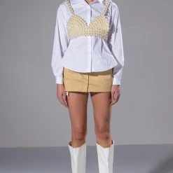 EASY POPLIN EVERYDAY BLOUSE -helmut shop easy poplin everyday blouse white 3 3 c1