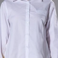 EASY POPLIN EVERYDAY BLOUSE -helmut shop easy poplin everyday blouse white 7 7 c1