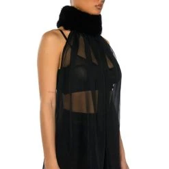ELEGANT TURTLE NECK BLOUSE -helmut shop elegant turtle neck blouse black 2 2