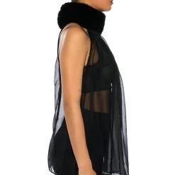 ELEGANT TURTLE NECK BLOUSE -helmut shop elegant turtle neck blouse black 5 5