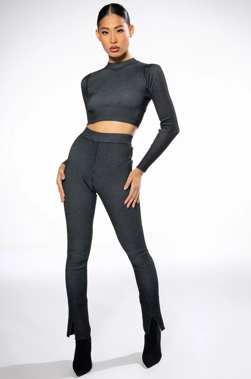 ELLA FLARE SWEATER LEGGING 4 ELLA FLARE SWEATER LEGGING - Image 2