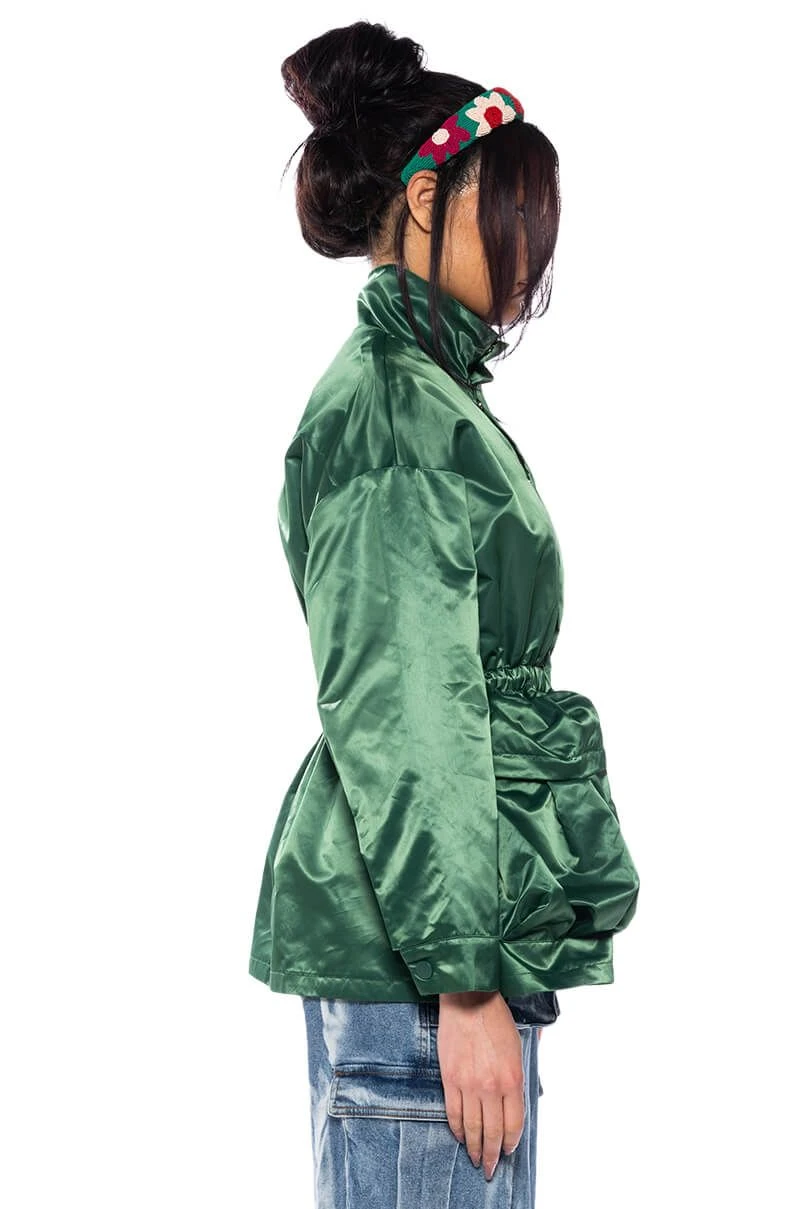 EMERALD CITY CINCHED NYLON JACKET 7 EMERALD CITY CINCHED NYLON JACKET - Image 5