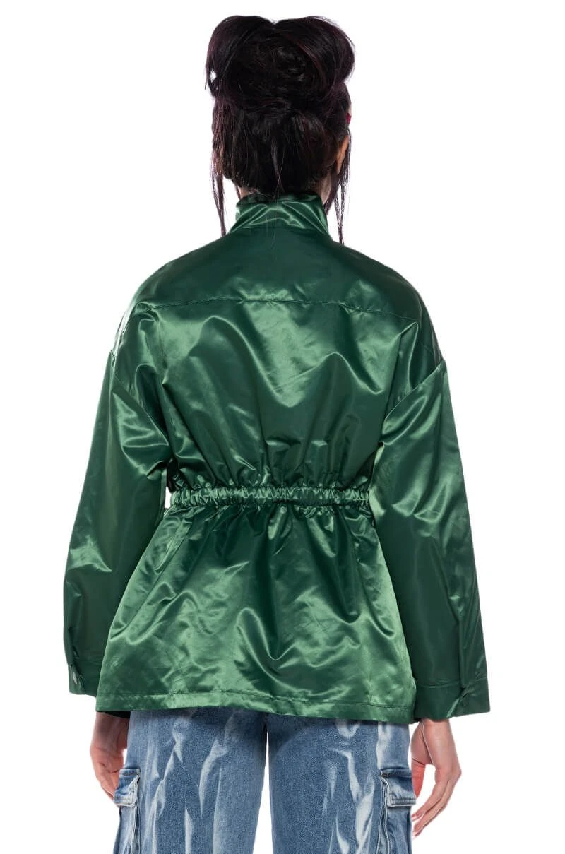 EMERALD CITY CINCHED NYLON JACKET 8 EMERALD CITY CINCHED NYLON JACKET - Image 6