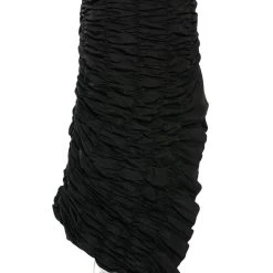 ENCORE SCRUNCHED SLIT MAXI SKIRT -helmut shop encore scrunched slit maxi skirt black 8 8