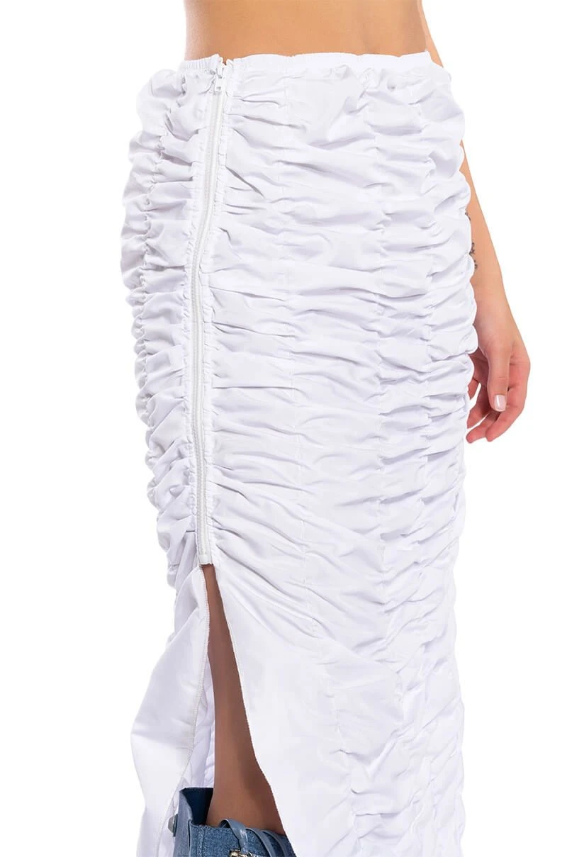 ENCORE SCRUNCHED SLIT MAXI SKIRT 10 ENCORE SCRUNCHED SLIT MAXI SKIRT - Image 8