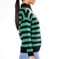 ENJOY TODAY QUARTER ZIP SWEATER -helmut shop enjoy today quarter zip sweater black multi 6 6