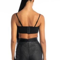 EVER AFTER BUTTERFLY EMBELLISHED BRA -helmut shop ever after butterfly embellished bra black 5 5