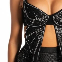 EVER AFTER BUTTERFLY EMBELLISHED BRA -helmut shop ever after butterfly embellished bra black 6 6