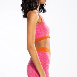 EVERYDAY KNIT BRALETTE -helmut shop everyday knit bralette pink multi 5 5