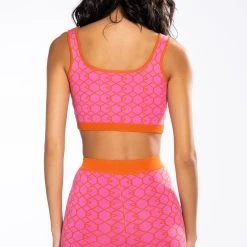 EVERYDAY KNIT BRALETTE -helmut shop everyday knit bralette pink multi 6 6