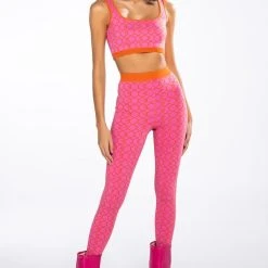 EVERYDAY KNIT BRALETTE -helmut shop everyday knit bralette pink multi 8 8