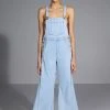 EVERYDAY WIDE LEG OVERALLS -helmut shop everyday wide leg overalls light blue denim 1 1 c1