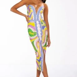 EVOLVE FRONT SLIT MIDI SKIRT -helmut shop evolve front slit midi skirt purple 3 3