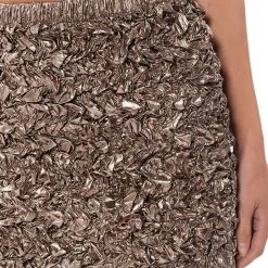 EYES ON ME TEXTURED MINI SKIRT -helmut shop eyes on me textured mini skirt rose gold 9 9