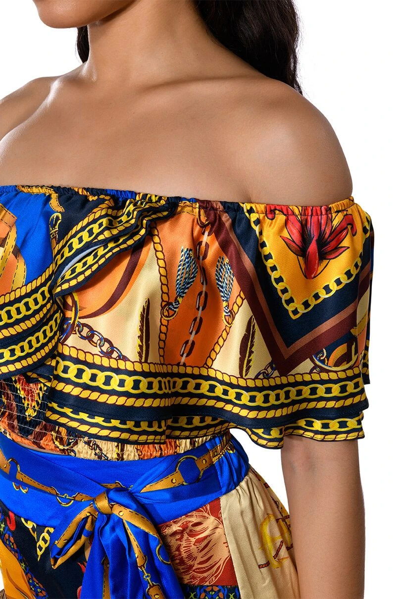 EZRA PRINTED OFF THE SHOULDER BLOUSE 8 EZRA PRINTED OFF THE SHOULDER BLOUSE - Image 6