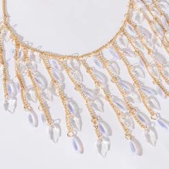 FANTASY DROP RAZOR CRYSTAL BELT -helmut shop fantasy drop razor crystal belt clear ab 3 3