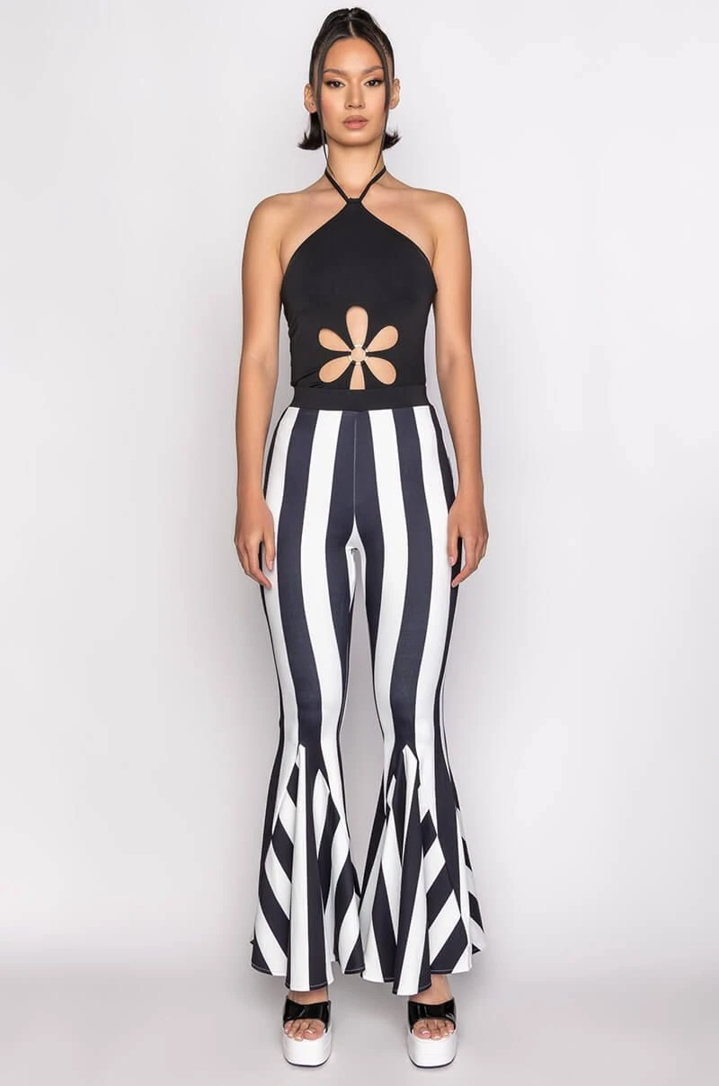 FAR OUT FLORAL CUT OUT HALTER BODYSUIT 8 FAR OUT FLORAL CUT OUT HALTER BODYSUIT - Image 6