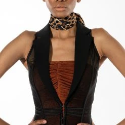 FASHION HEIST MESH CORSET VEST