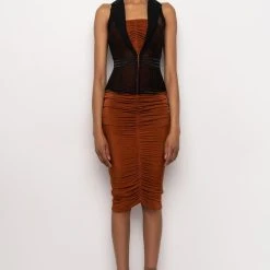 FASHION HEIST MESH CORSET VEST -helmut shop fashion heist mesh corset vest black 7 7