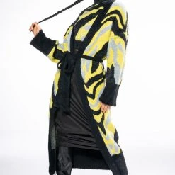 FEELING DANGEROUS SLEEVELESS CROPPED MOCK NECK SWEATER -helmut shop feeling dangerous sleeveless cropped mock neck sweater multi 3 3