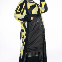 FEELING DANGEROUS SLEEVELESS CROPPED MOCK NECK SWEATER -helmut shop feeling dangerous sleeveless cropped mock neck sweater multi 4 4