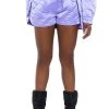 FIELD OF DREAMS SATIN QUILTED SHORTS
